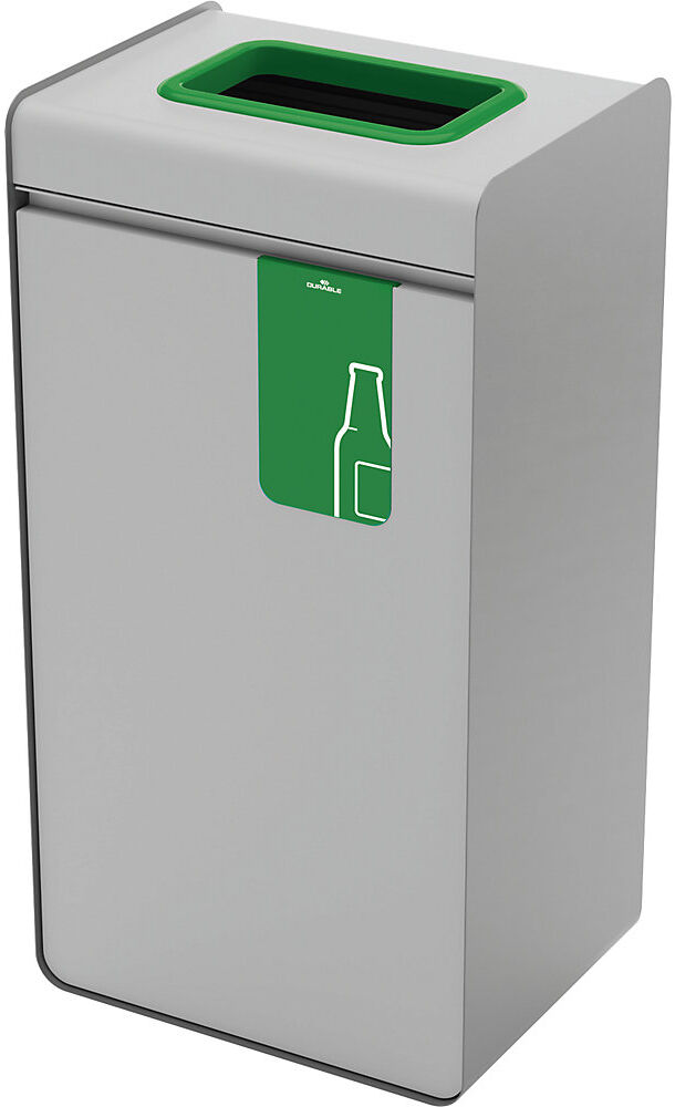Wertstoffsammler DURASORT® 55 l, HxBxT 830 x 420 x 330 mm, Glas, grün DURABLE