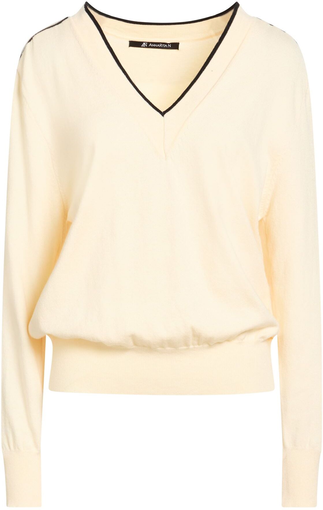 Annarita N. Pullover Mujer Amarillo pastel L Mujer