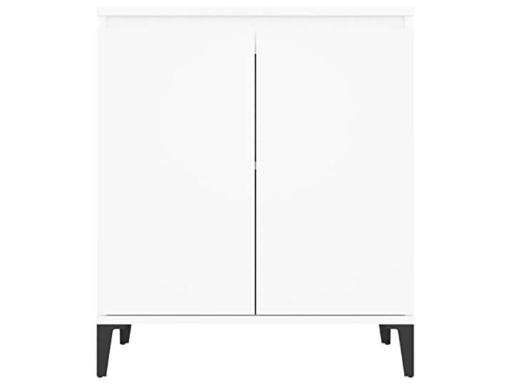 Susany Sideboard mit 2 Türen, Kommode Anrichte Mehrzweckschrank Schrank Spanplatte Weiß 60x35x70 cm