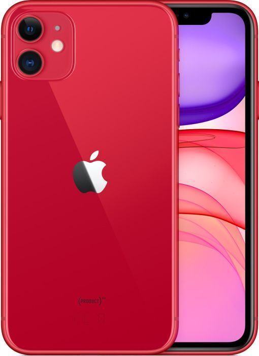 Apple iPhone 11   256 GB   Dual-SIM (eSIM, Nano-SIM)   red - Refurbished