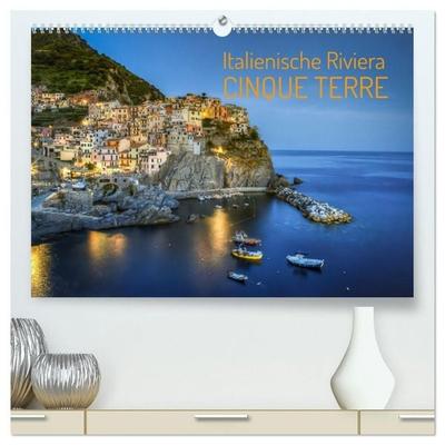 Italienische Riviera Cinque Terre (hochwertiger Premium Wandkalender 2027 DIN A2 quer), Kunstdruck in Hochglanz