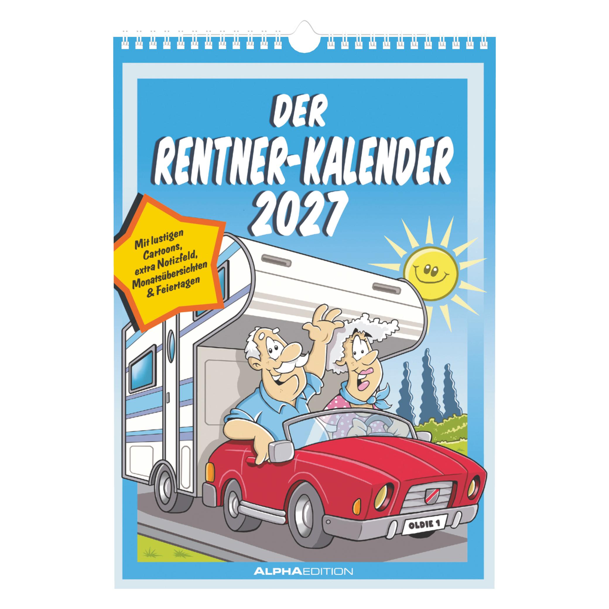 Alpha Edition Der Rentner-Kalender 2027 (A4) (114901)