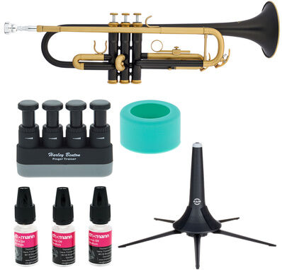 Thomann Blacky Trumpet Starter Set Noir