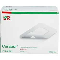 CURAPOR Wundverband steril chirurgisch 5x7 cm