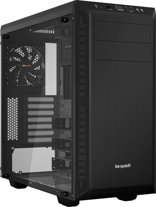 be quiet! Pure Base 600 Schwarz Midi Tower Gehäuse mit Seitenfenster BGW21