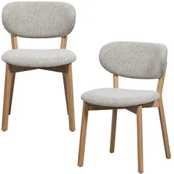 Stuhl-Set Udar 2er-Set Naturfarben
