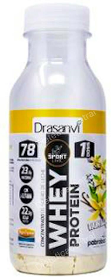 Drasanvi sport live botella whey protein vainilla 30g sport live