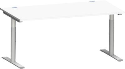 Schäfer Shop Genius Schreibtisch MODENA FLEX, 1600 x 800 mm, weiß