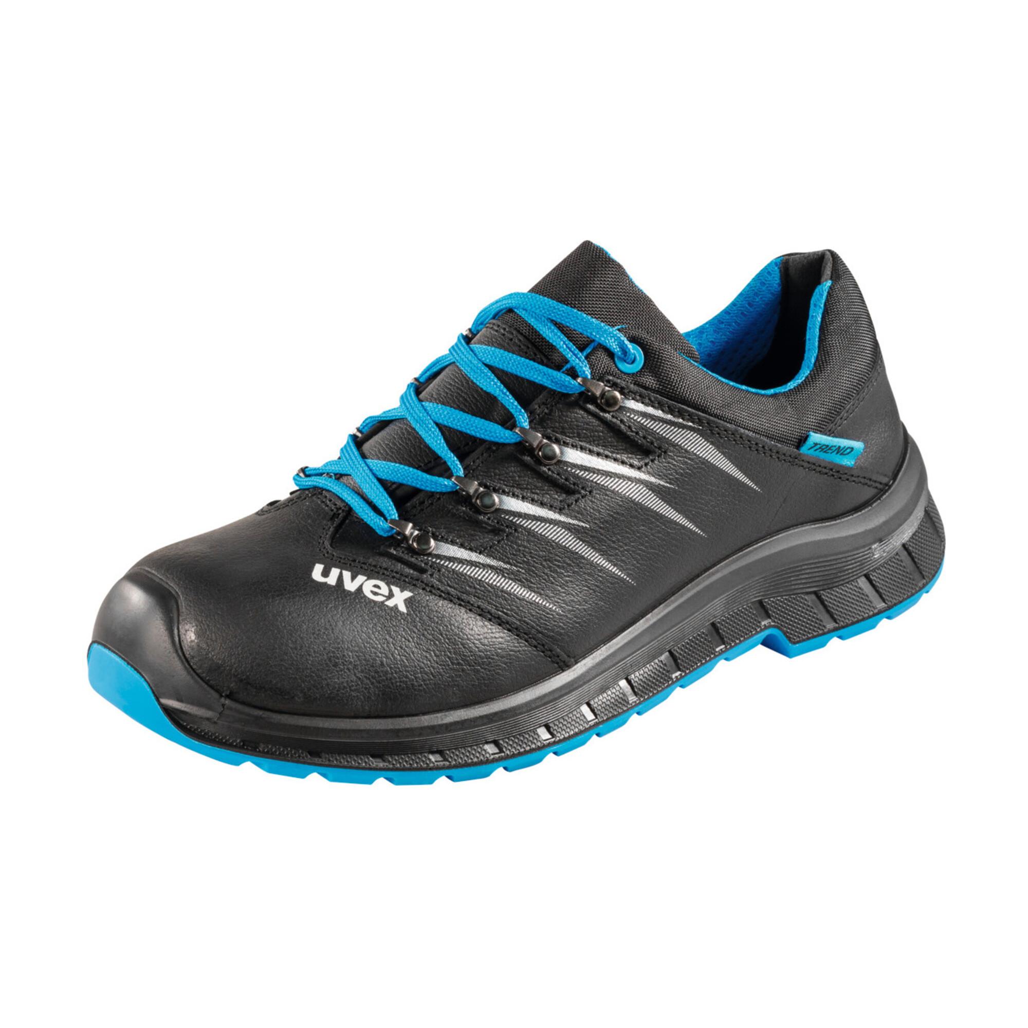 uvex Halbschuh schwarz/blau uvex 2 trend, S3, EU-Schuhgröße: 40 (6934240)