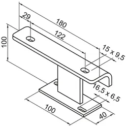 Zehnder Zubehör Fußkonsole FMORV HDF-4, RAL 9016, 110221 110221