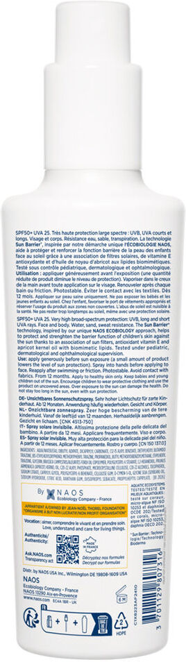 Bioderma Photoderm Pediatrics Body mist enfants SPF50+ 200 ml