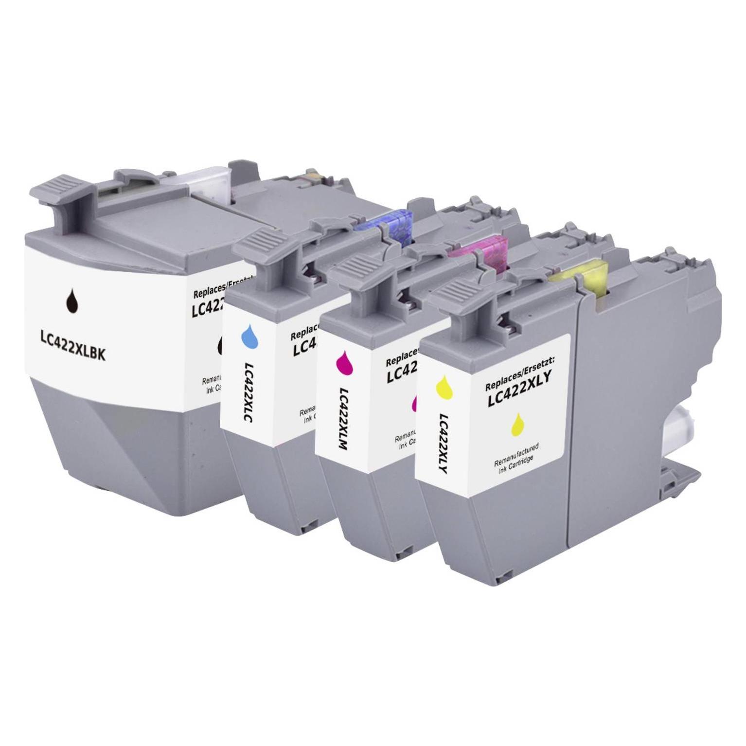 Renkforce Druckerpatrone ersetzt Brother LC-422XLVAL Kompatibel Kombi-Pack Color (RF-6728536) (RF-6728536)