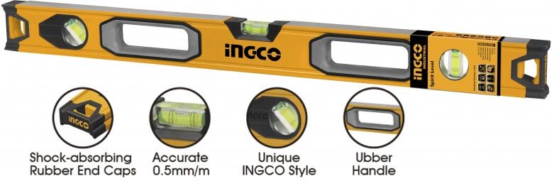 ingco Livella in Alluminio Misure 80/100cm
