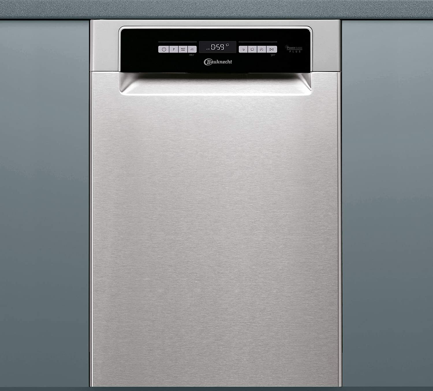 Bauknecht BSUO 3O33 PF X, Unterbau, Single (45 cm breit), Edelstahl, 1,3 m, Tiefer, höher, Edelstahl