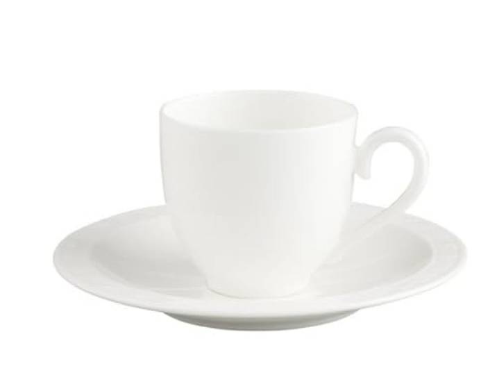 Villeroy & Boch White Pearl Mokka-/Espressotasse 2tlg.