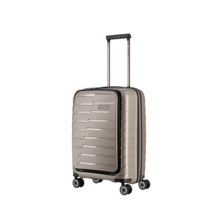 travelite "AIR BASE Reisekoffer Hartschale" 43 l 4 Rollen widerstandsfähiges Material und cleverer Innenaufteilung