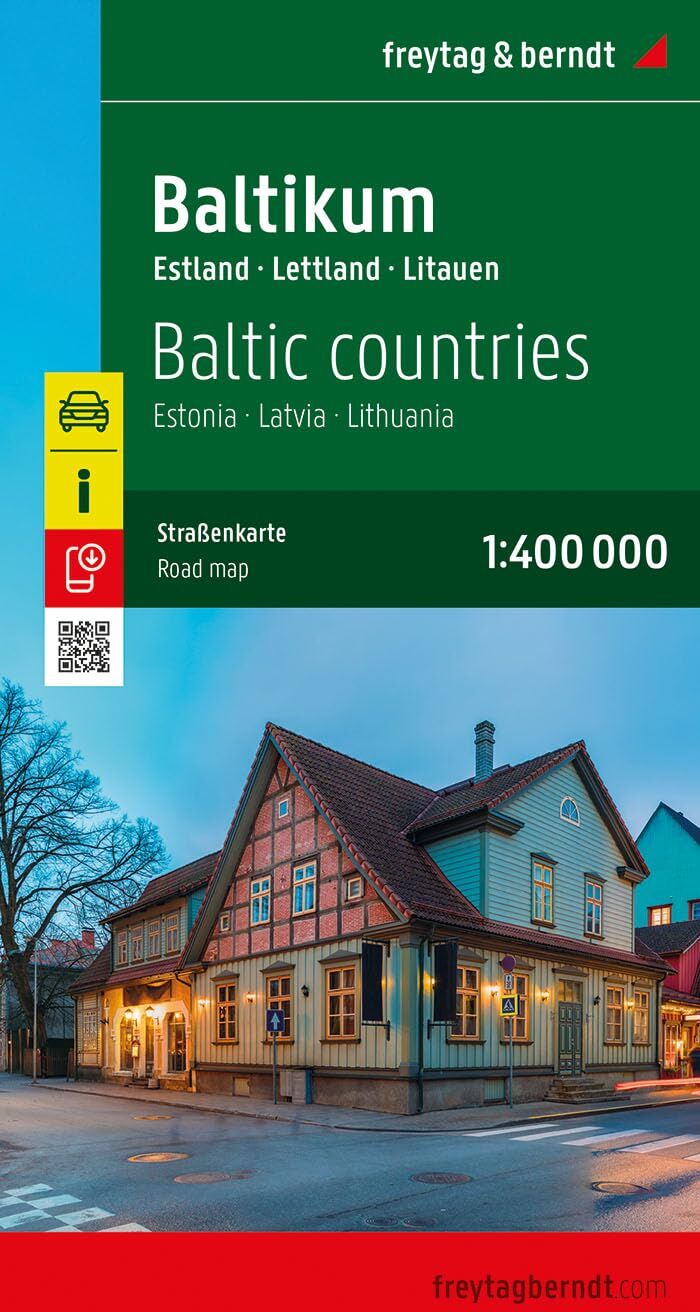 Baltikum, Straßenkarte 1:400.000, freytag & berndt: Baltische Staaten, Estland - Lettland - Litauen (freytag & berndt Auto + Freizeitkarten) - Preis vom 04.10.2026 03:51:26 h