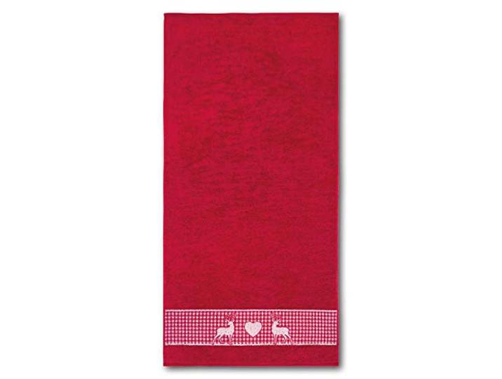 Dyckhoff Frottierserie 'Oktoberfest' Duschtuch 70 x 140 cm Granat - Rot