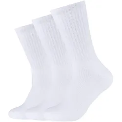 3er Pack s.Oliver Essentials Gekämmte Baumwolle Tennissocken 1000 - white 43-46