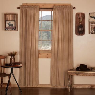 VHC Brands Millsboro Panel Scalloped Set of 2 84x40 - Panel 84x40