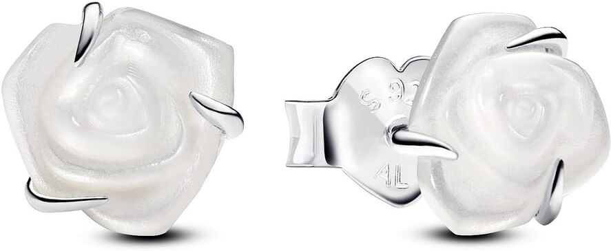 Clous D'Oreilles Pandora Rose Blanche Femme