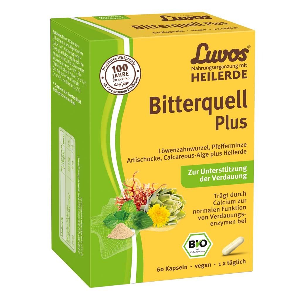 Luvos Heilerde Bitterquell Bio 60 St Kapseln