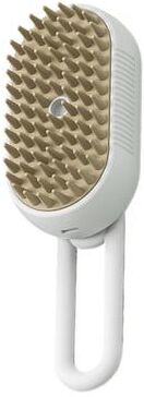 Discount Dollar Deals USB Rechargeable Pet Grooming Brush Multi Function Cat Dog Hair Removal Massage Comb white