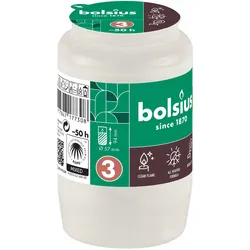 Bolsius, Kerzen, Weisse Kerze (1x)