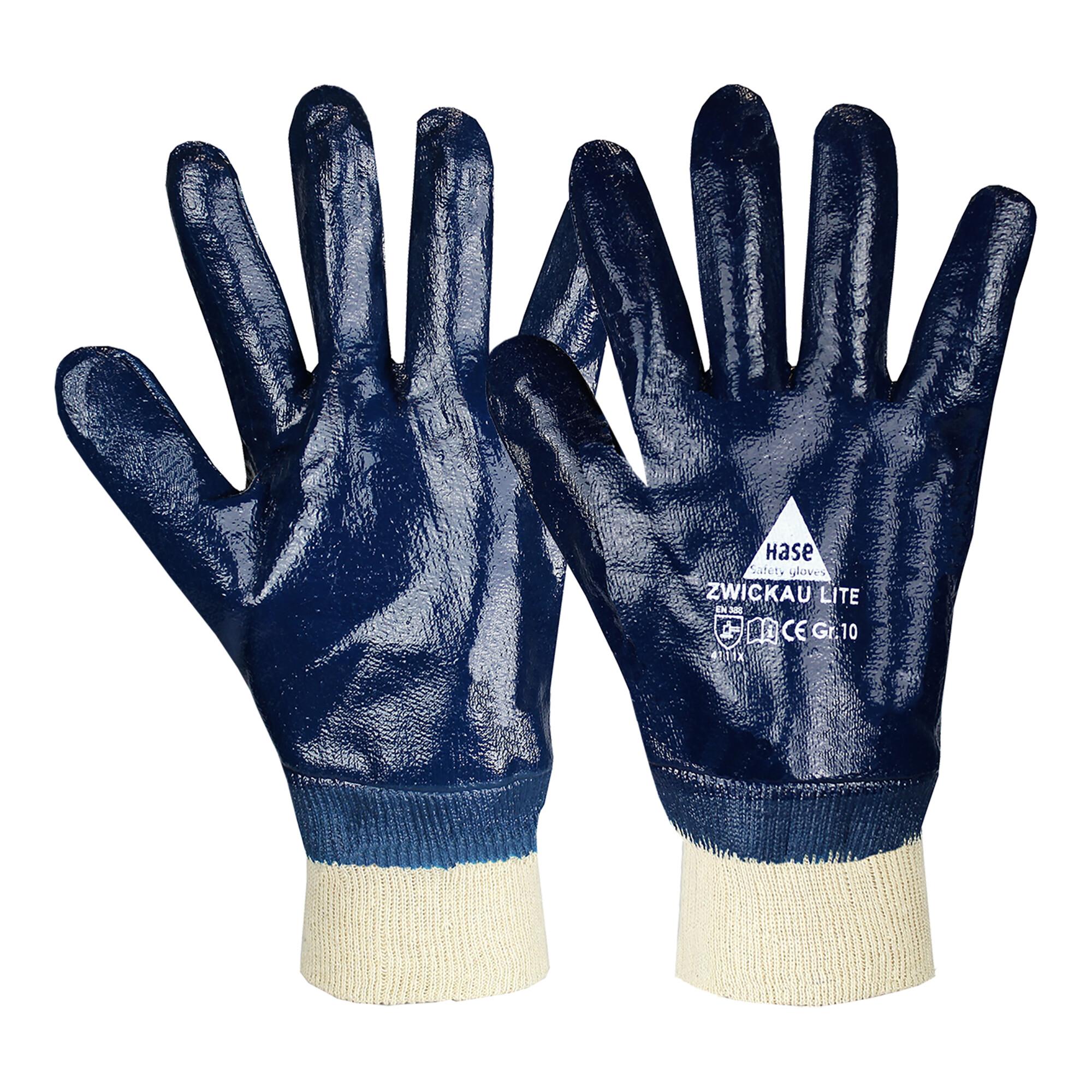 Hase Zwickau Lite Nitrilhandschuh aus Baumwolle Größe 8 (902200-8)