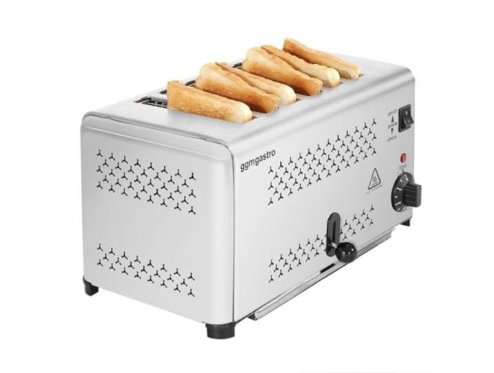 GGM Gastro TOET6 Toaster - 1,8 kW - für 6 Scheiben
