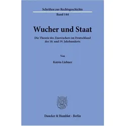 Wucher und Staat, Fachbücher von Katrin Liebner
