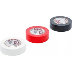 BGS 80834 Sortiment VDE Isolierband Länge 10 Meter 3 Rollen / Packung