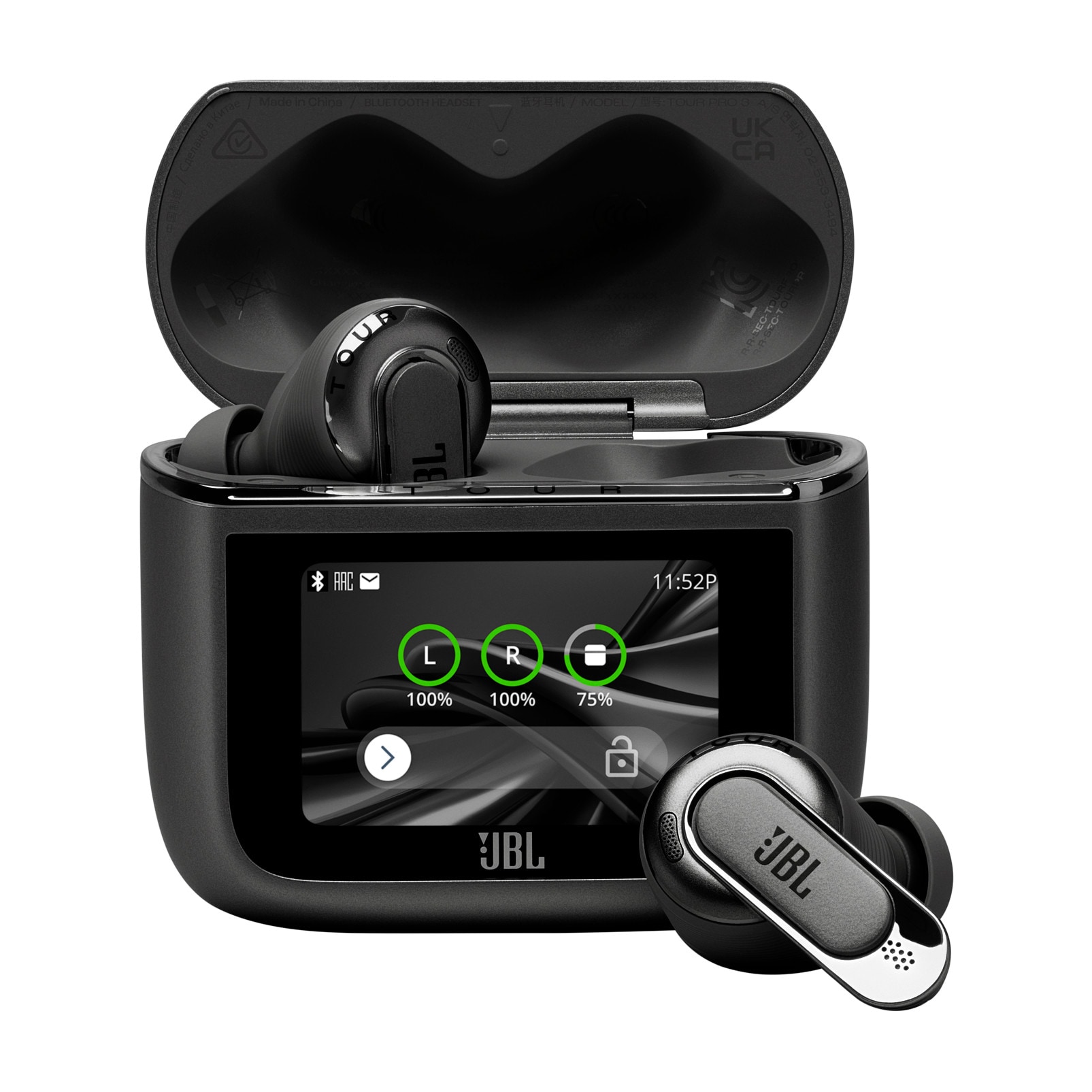 JBL TOUR PRO 3 In-Ear True Wireless Bluetooth Kopfhörer Noise Cancelling schwarz JBLTOURPRO3BLK