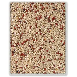 Terralith Farbmuster Edelsteinteppich -Jaspis / Crema-