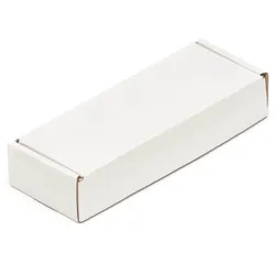 KK Verpackungen 1000 Faltschachteln 145 x 52 x 27 mm Post Versandkartons Wellpappe Kartons weiß