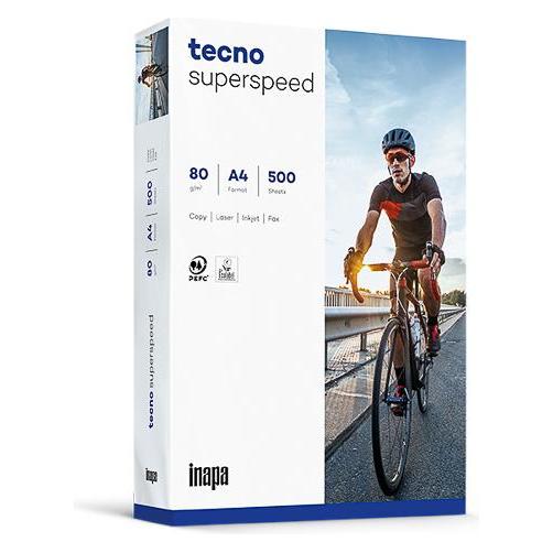 Papyrus TECNO SUPERSPEED KOPIERPAPIER A4 80gr (A4, 500 Blätter, 80 g/m²) (2100011539) Mindestbestellmenge: 5 Stück