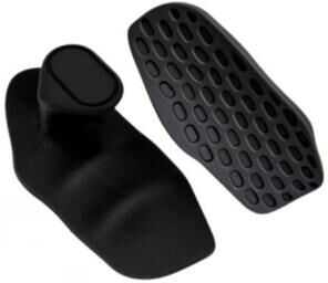 Clever Finds Anti Slip Workout Grips Rubber Palm Protectors For Weight Lifting And Pull Ups black 1pair