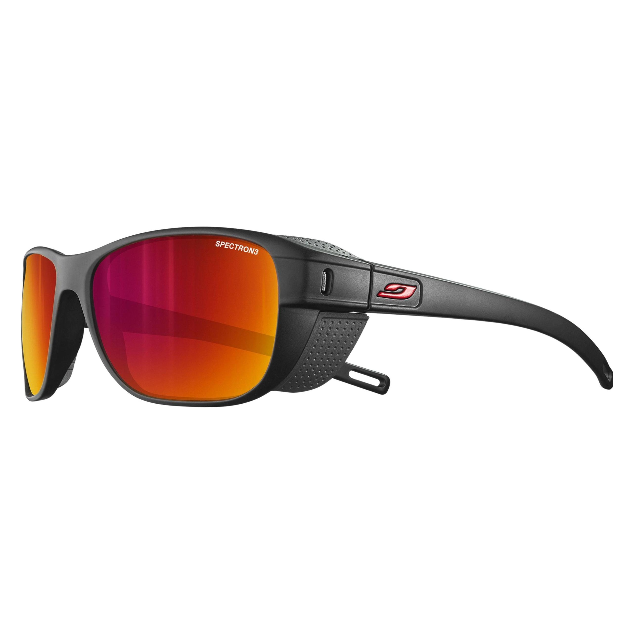 Julbo Sonnenbrille Camino M (Black, Black Mat, mattschwarzer, Noir Mat, Rot) (B0BVRQ6199)