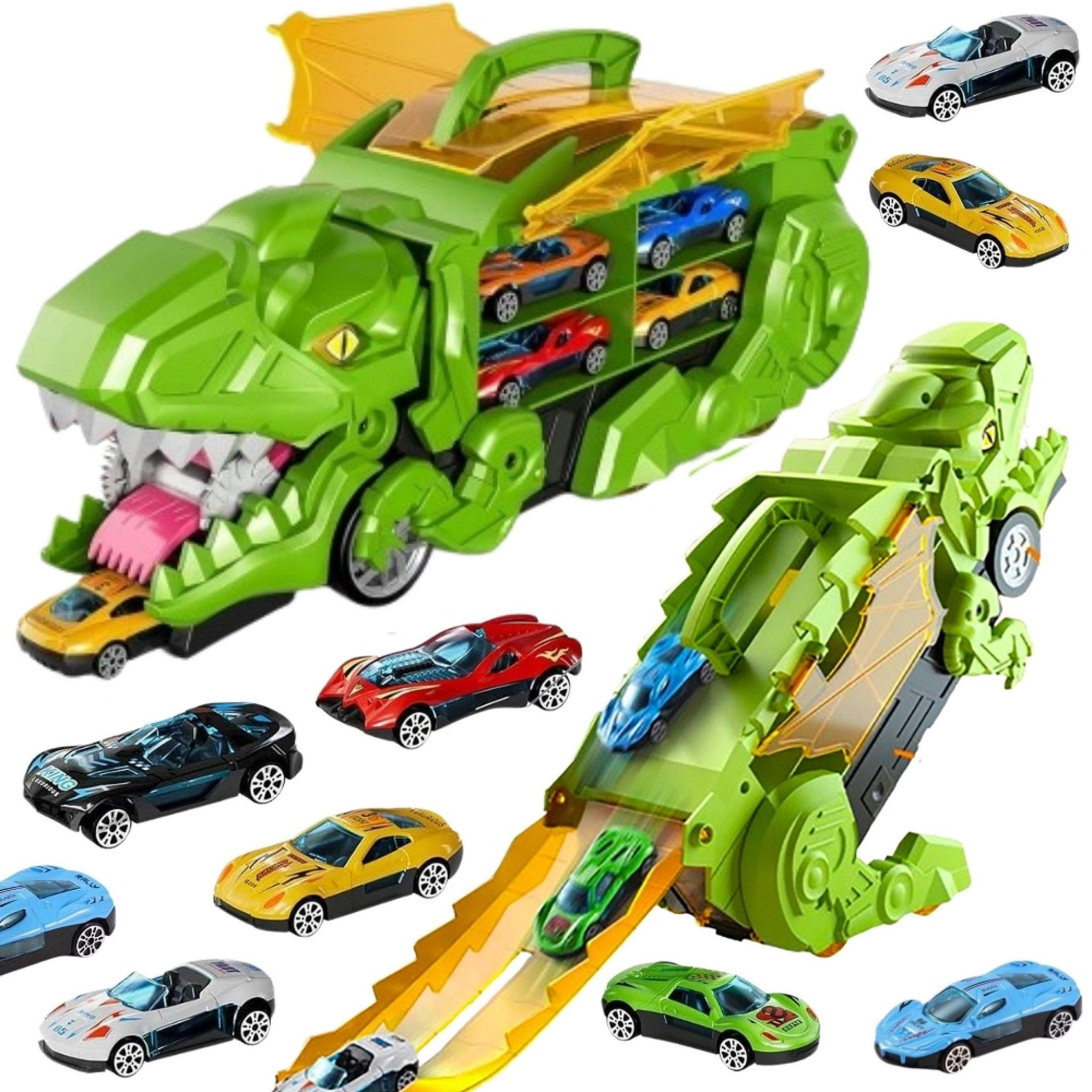 Woopie Dinosaur Eater baanvoertuigset 13-delig