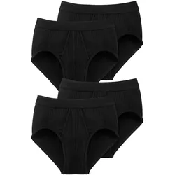 Schiesser Herren Slip Authentic Sport 4er Pack