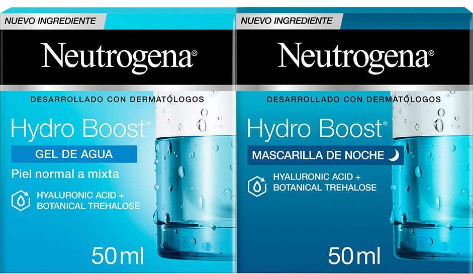 Neutrogena® Neutrógena Pack Facial Hydro Boost Gel de Agua + Mascarilla de Noche Hidratante