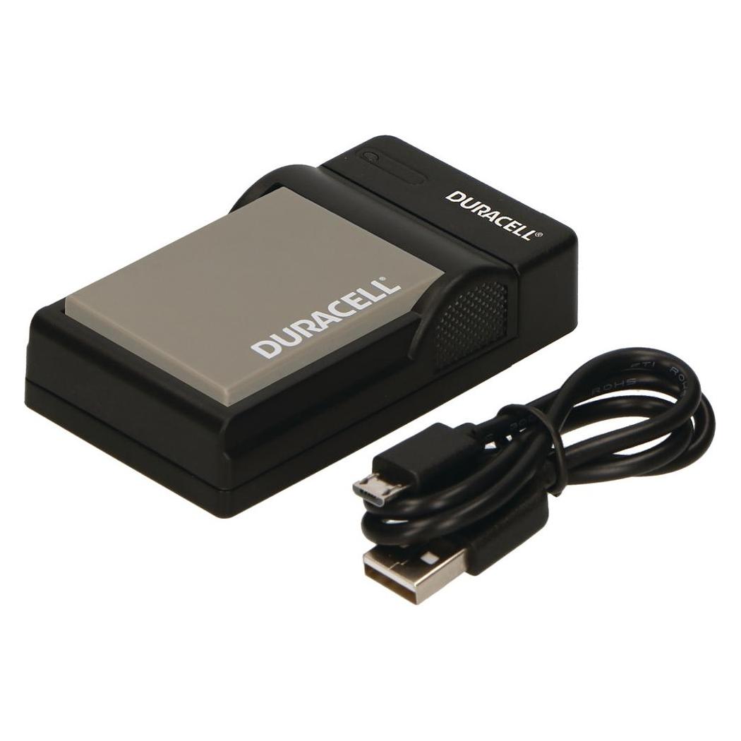 Duracell Ladegerät mit USB Kabel für DR9964/Olympus BLS-5 (Kamera Akku Ladegerät) (DRO5945)