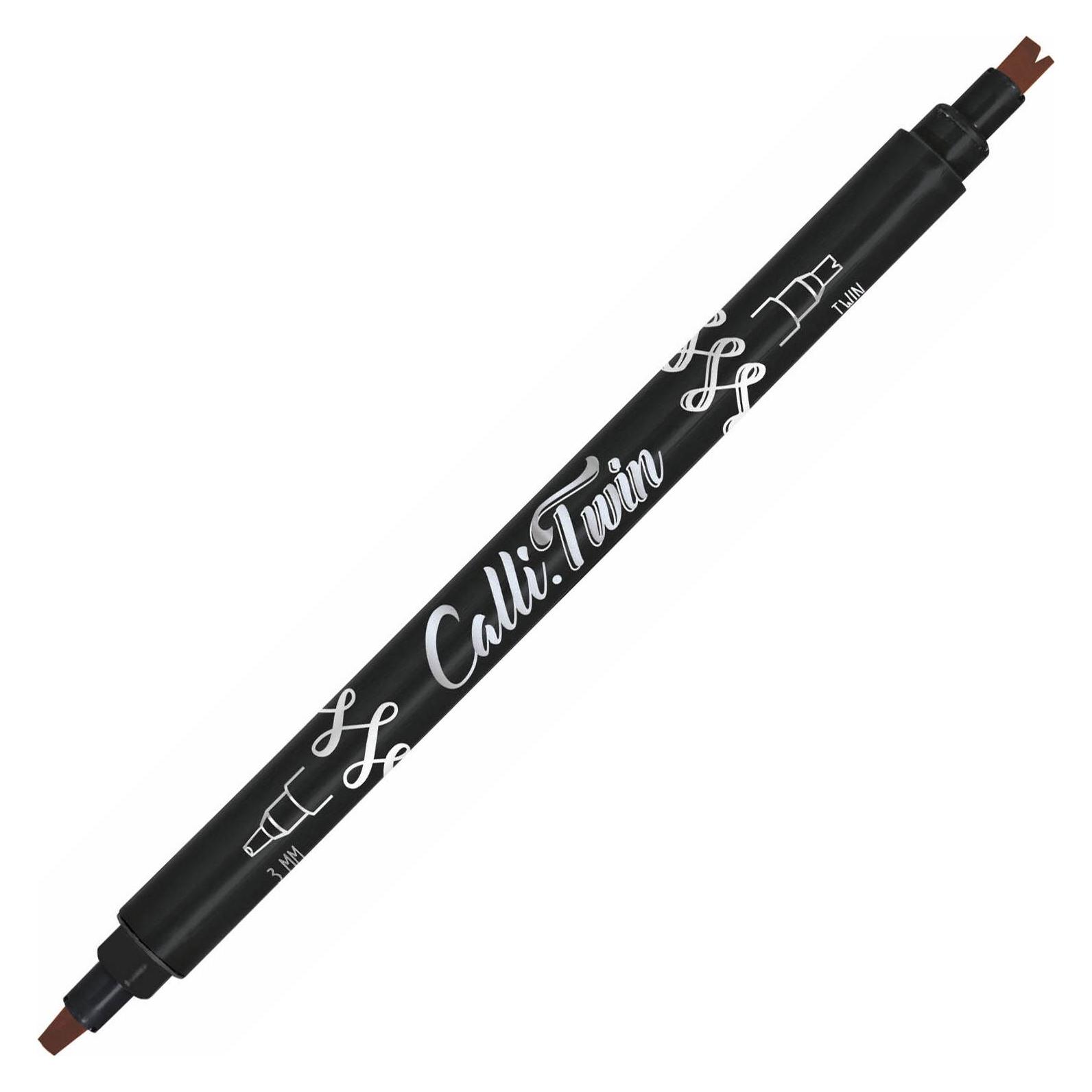 Online Callibrush Pen TWIN 3mm 18601/6 Aubergine (1x) (18601/6)