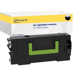 kompatibel für Lexmark 58D2000 Prebate, Kompatibler Toner , 7500 Seiten, schwarz