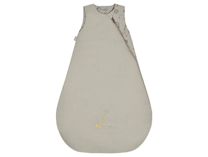 Sterntaler Babyschlafsack Löwe Leo, Mintgrau, Animalprint, Füllung: Polyester, Gr. 90, Schlafen, Babybettausstattung, Babyschlafsäcke