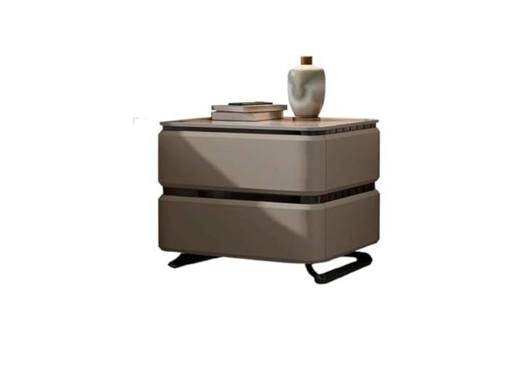 YCCHAH Bett mit Stauraum Minimalistischer Nachttisch for Kleine Wohnung, Moderner, Einfacher Massivholz-Schlafzimmer-Nachttisch Aus Schiefer Desktop