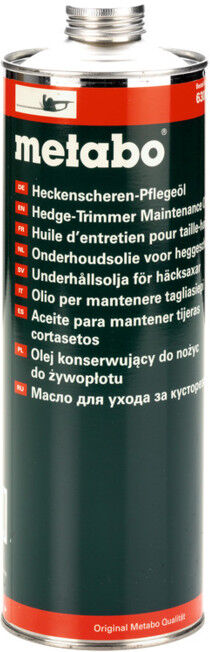Huile d'entretien pour taille-haie Metabo 1 l (630474000)