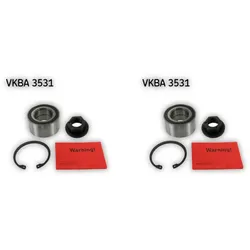 2x Radlagersatz SKF VKBA 3531 für Ford Focus I Turnier Fiesta V Fusion
