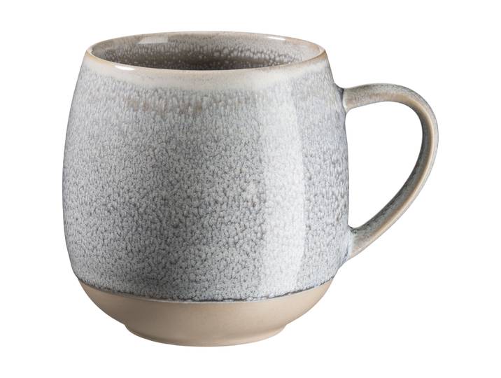 Kaffeetasse Aquata grau Stoneware H 9 cm 355 ml - Kaffeetasse