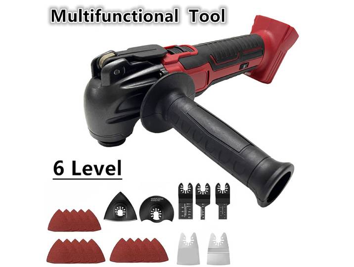 Pour Milwaukee 18V batterie outils multifonctionnels oscillant sans fil multi-outil tondeuse électrique scie Vibration outil de travail du bois